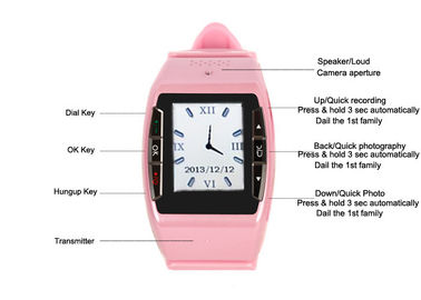 SOS Key Video Photo Audio GPS Tracker Watch SIM TF LBS Positioning